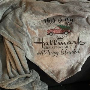 Hallmark Christmas movie blanket